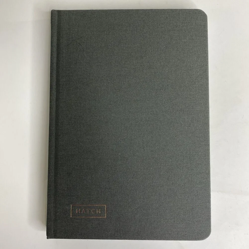 Hatch HC Notebook‎ for Makers Entrepreneurs Idea Journal Project Planner Gray